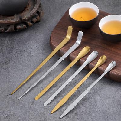5Pcs Stainless Steel Tea Sticks Japanese Traditional Leaf Tea Scoops Matcha Scoop Tea Ceremony Kitchen Tool Teaware
