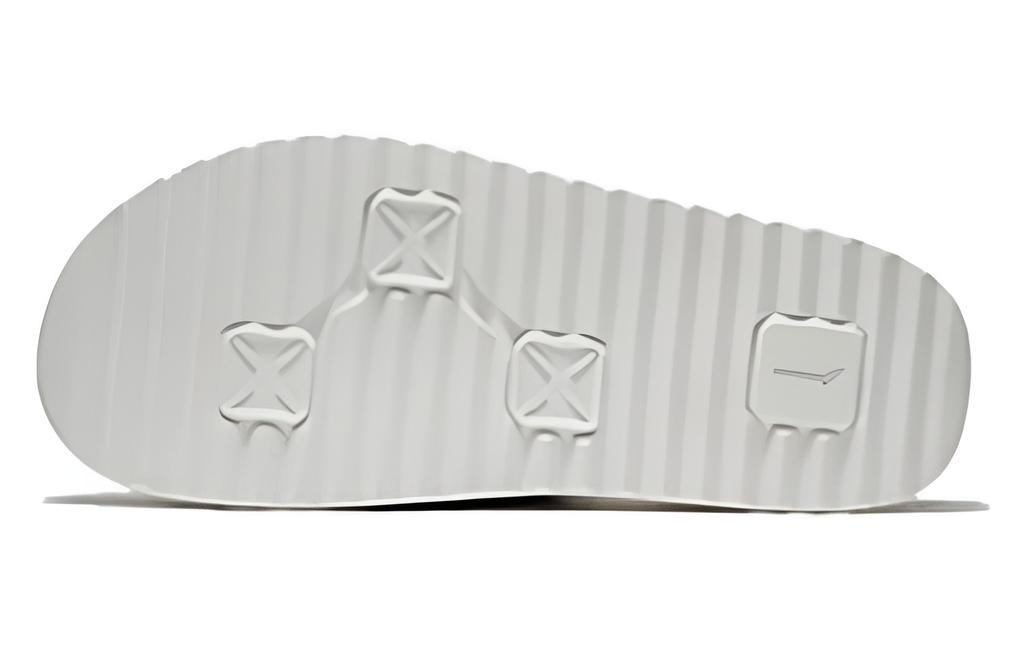 Li Ning Slip Resistant Abrasion Resistant EVA Slide Slippers Men's Gray Black AGAS011-3
