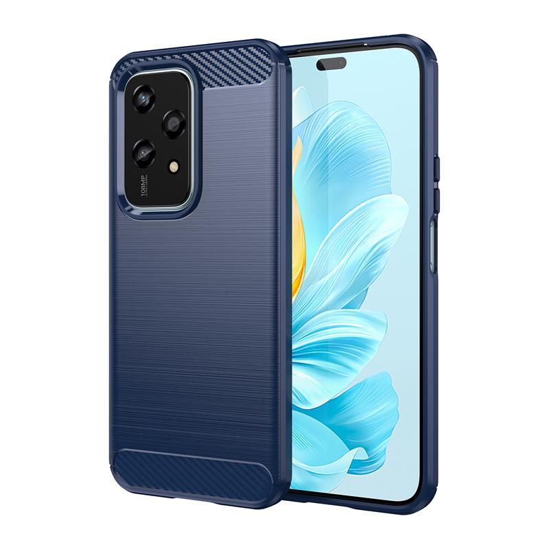 

For Honor 200 Lite Case Anti-knock Silicone Carbon Fiber Back Cover For Honor 200 Lite 5G Case For Honor 200 Lite Case 6.7 inch For Honor 200 Lite