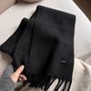 Soft Waxy Skin-friendly Wool Small Scarf for Female Winter Bloggers To Wear Colorful Scarves
