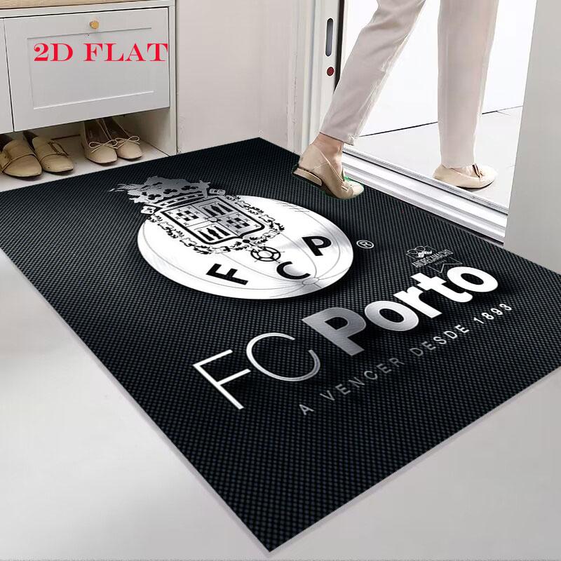 Porto logo Carpet Rug for Living Room Bedroom Home Sofa Decoration,Kids play Nonslip Floor Mat