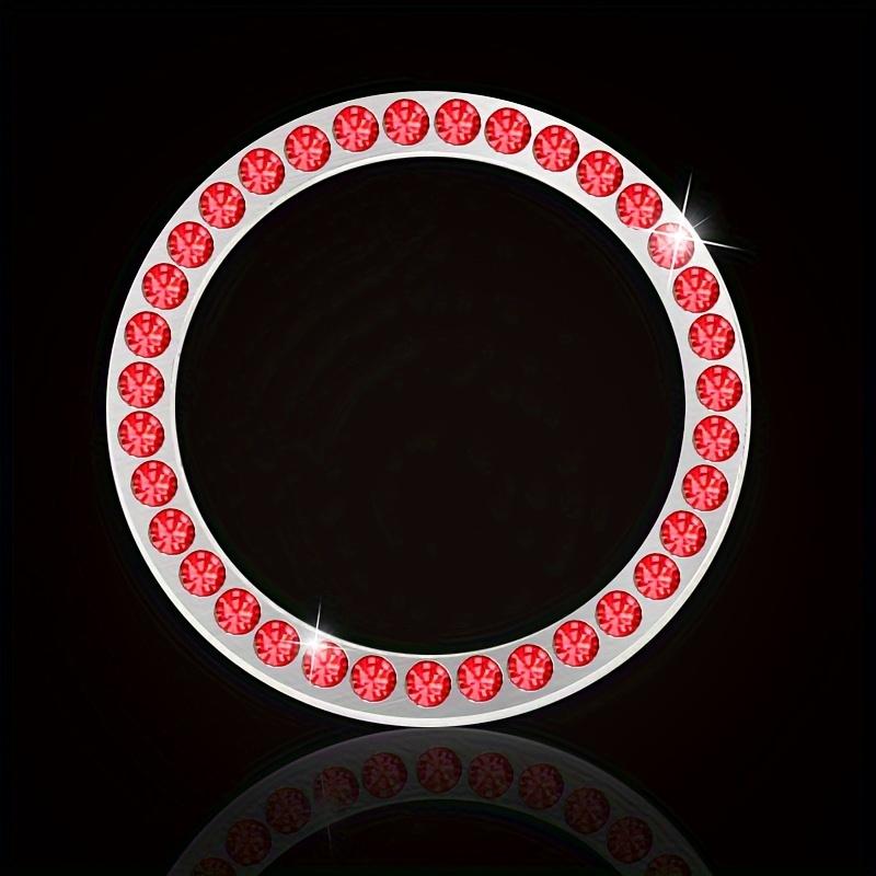 Sparkling Engine Start Stop Button Cover Bling Ignition Knob Stylish Car Interior Accessory & Shiny Gift for Automotive Enthusiasts