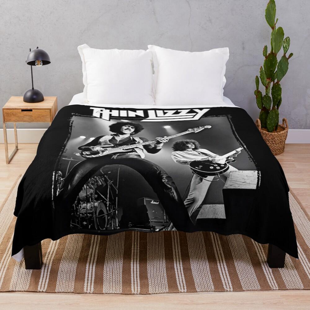 Thin lizzy Throw Blanket