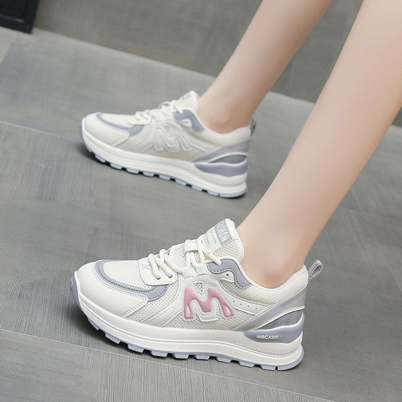 Fashion Women's Sneakers Summer 2025 Tennis Female Woman-shoes Shoes On Platform New Trainers Casual Roses Mesh Thick Sole Leisure