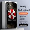 Klassisches Böses Regenschirm Heißes Muster Handyhülle Für Samsung Galaxy S26 S25 S24 S23 S22 S21 Plus Ultra Note20 Weich Schwarz