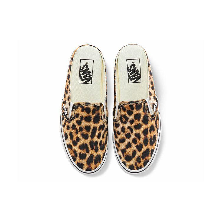 Vans Slip-On Mule Low Top Skate Shoes Women sneakers Yellow Black VN0A4P3ULPR