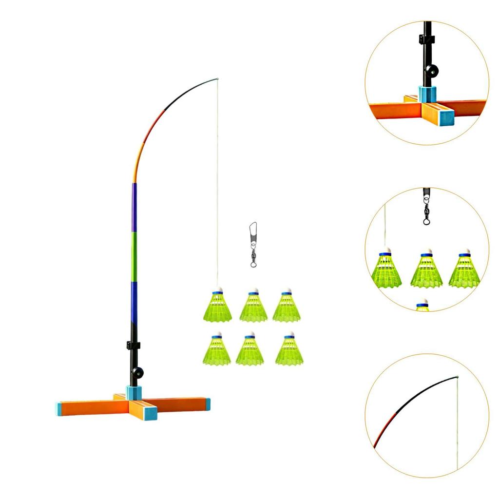 Badminton Solo Training Kids Adults Device for Fitness Exercise Style B