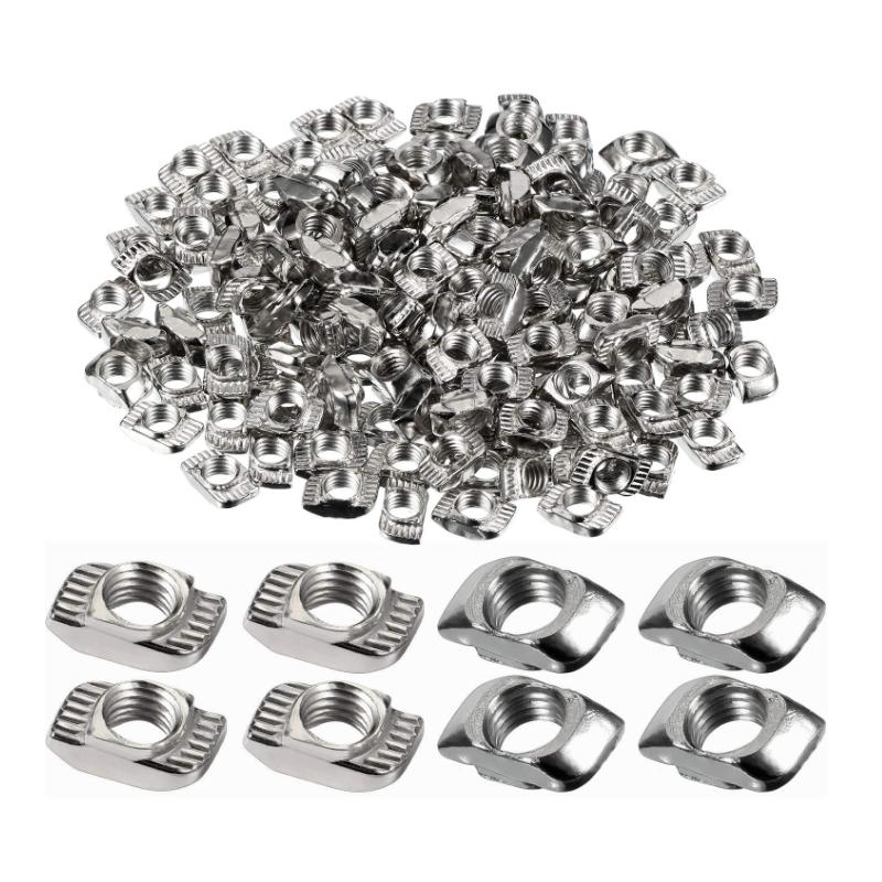 T-Nuts Screws Kit T Track Nut for 2020 3030 Series Aluminum Extrusion T Slot Nut M3 M4 M5 M6 Hexagon Socket Bolts T Sliding Nuts