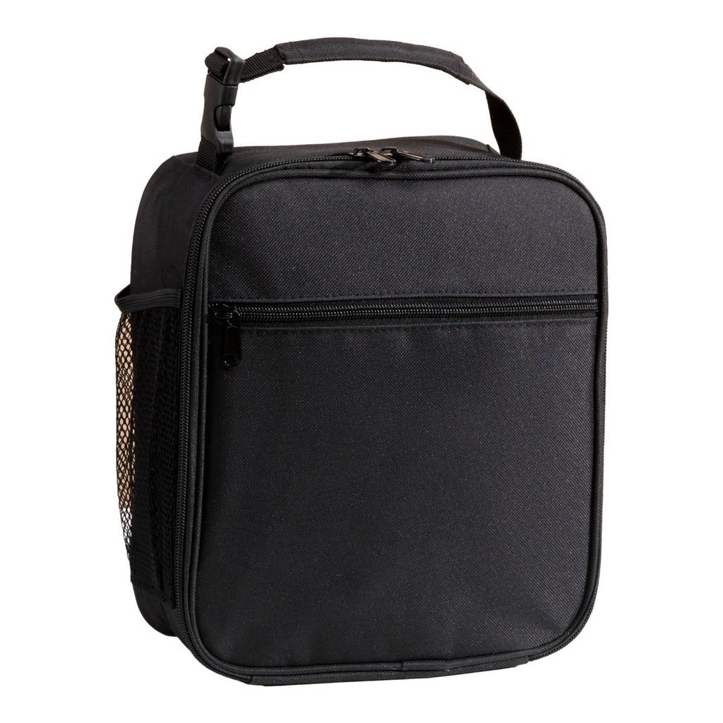Oxford Cloth Insulated Lunch Bag With Double Shoulder Straps For Office Use