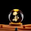 Flower Fairy Laser Engraved Crystal Ball Night Light - Perfect Gift for Classmate or Best Friend's Birthday.
