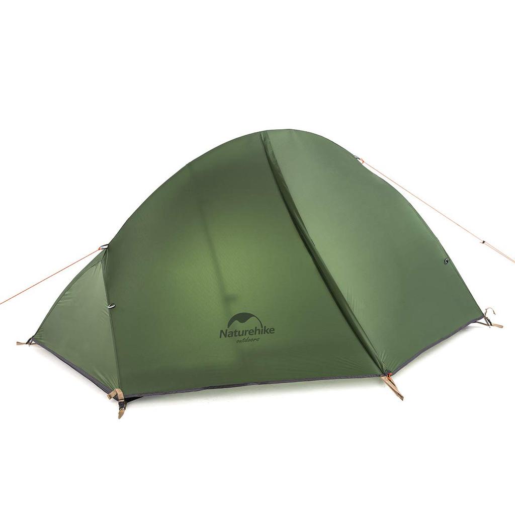 Naturehike Official Shop Tent 1 Person Solo Tent Lightweight Compact With Front Room Camping Free Standing Water Pressure 4000mm Double Layer Mountain