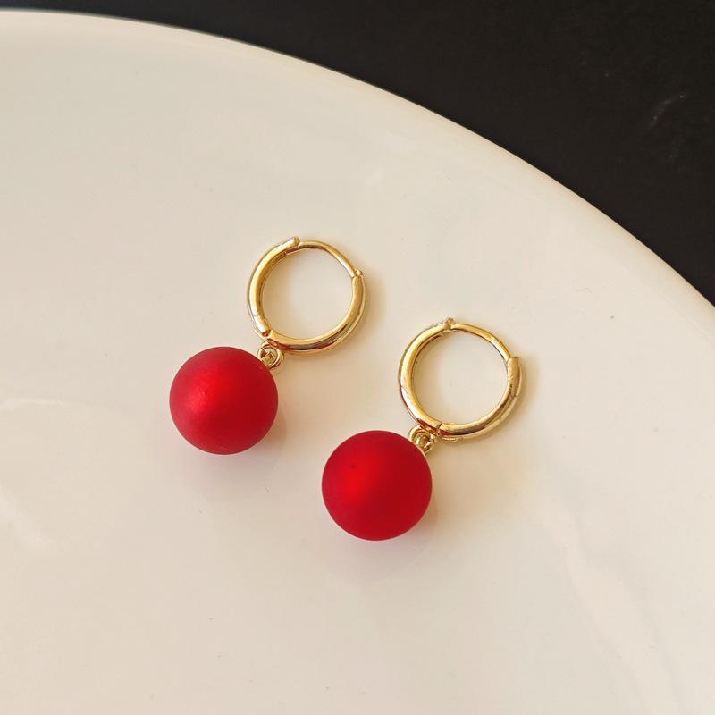 Korejské zlaté perlové náušnice s náušnicí na ucho ve tvaru slzy - Špičkový design pro ženy