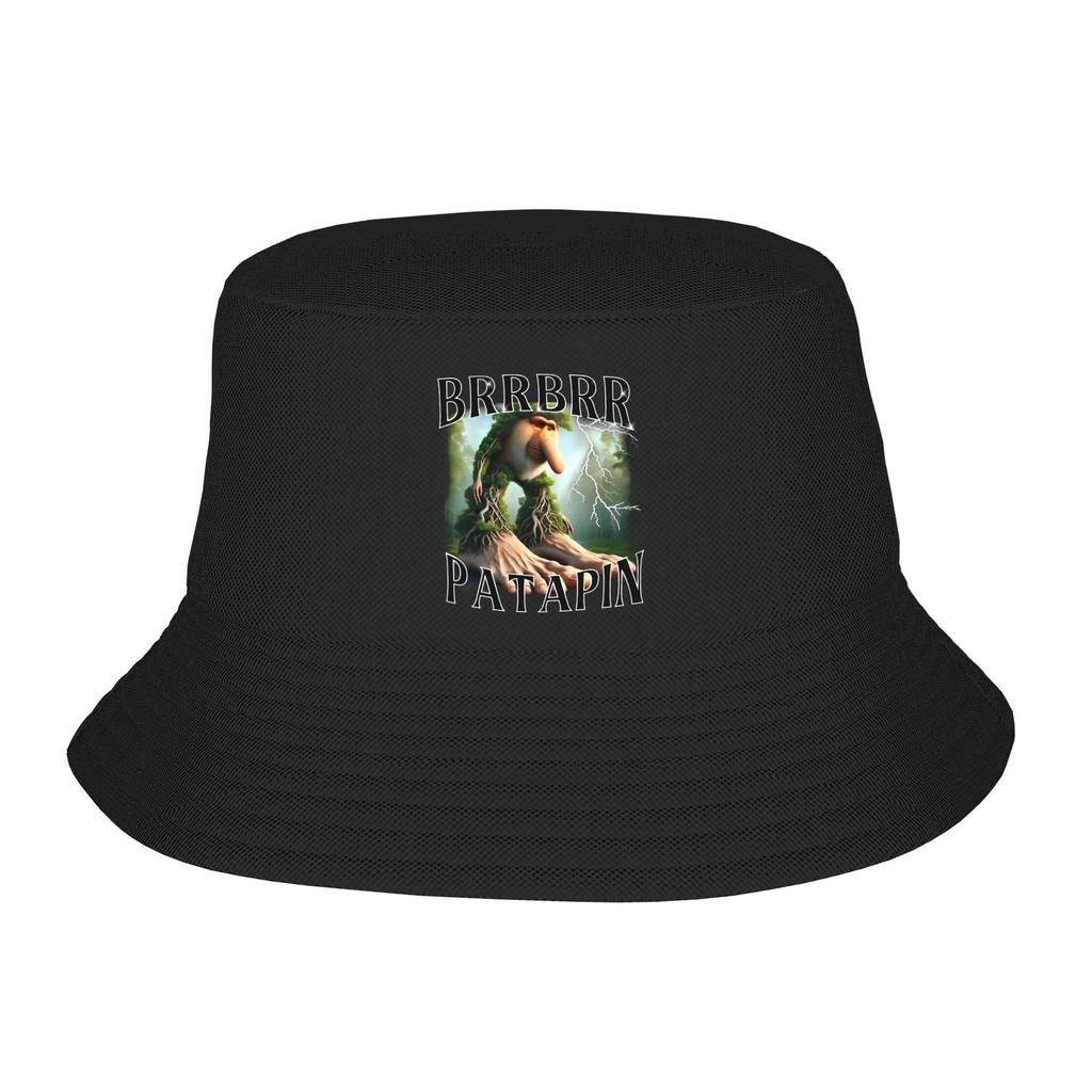 Unisex Bucket Hats Brainrot Brr Brr Patapim Beach Hatwear Camping Fishing Fisherman Caps Italian Meme Session Hat Dropshipping