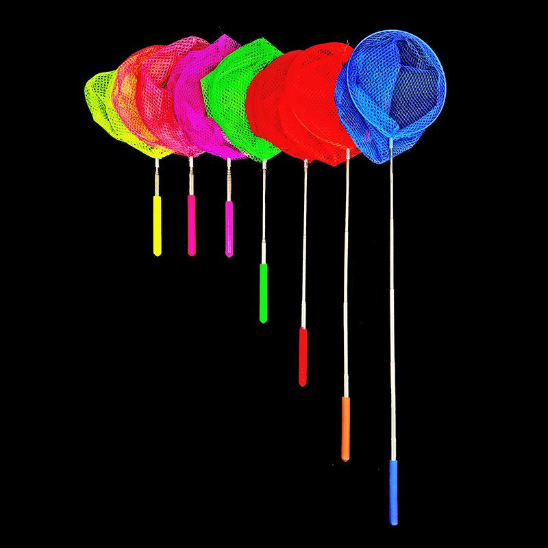 Children's Summer Fishing Net Telescopic Folding Net Catch Dragonfly Butterfly Fun Small Net Beach River Splashing