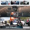 Cámara de salpicadero para coches 4 canales Caja negra WiFi Cámara de conducción FHD 1080P Visión nocturna Grabación en bucle Accesorios para coche