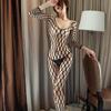 Jingchun Damen Übergröße Schrittlos Sexy Bodystocking - Europäischer & Amerikanischer Stil 8948