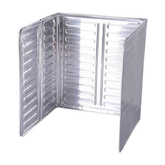 3 Sided Splatter Guard Foldable Grease Splatter Screen Aluminum Foil Oil Splash Guard Protects Stove from Food Splatter for Stove Top Frying Pan