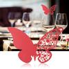 20pcs   Shape Wedding Hollow Name Place Cards For Wine Glass Table Decoration(White)
