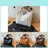 Stylish And Spacious Black Pu Shoulder Bag For Students Trendy Tote Bag For Fall