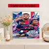 Mbappe Personalized Name Diamond Paintings Mosaic Wall Round Diamond Art Painting Kits Embroidery Crystal Accessories Frameless