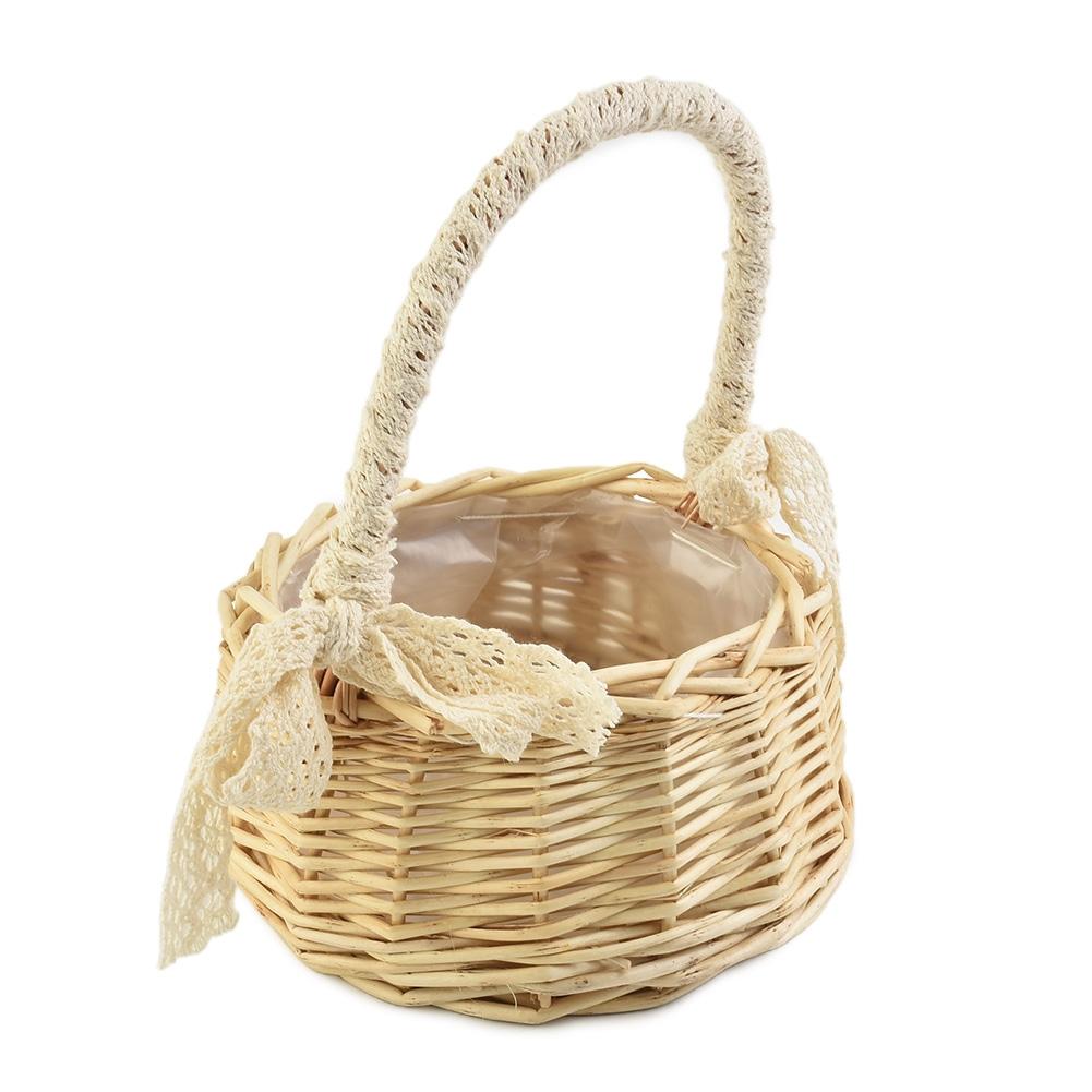 Storage Basket. Flower Flower Pot Fresh Rattan Gifts