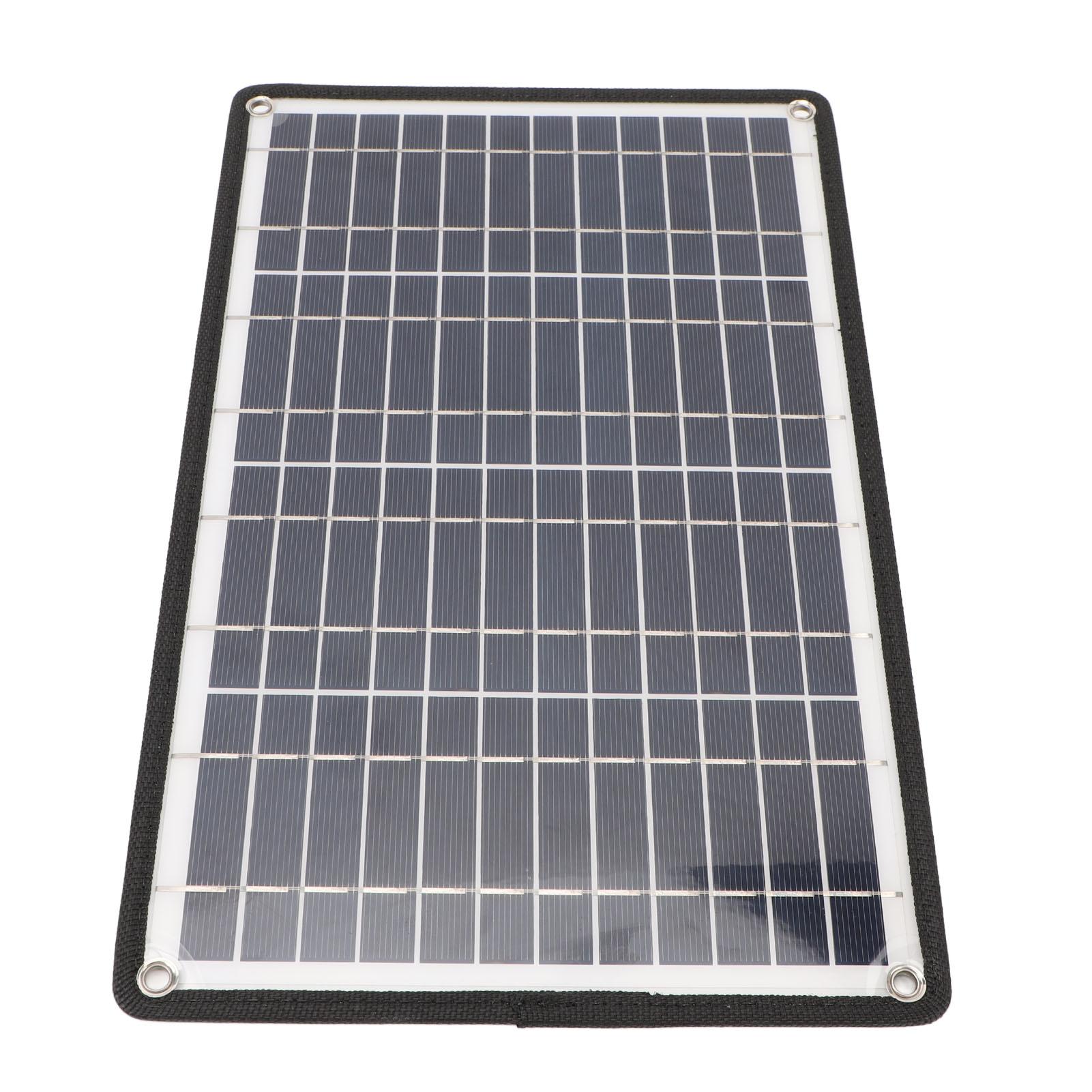 

12W 5V Portable Solar Panel Efficient Dual USB Solar Panel Charger for Mobile Phone Emergency Light Solar Water Pump