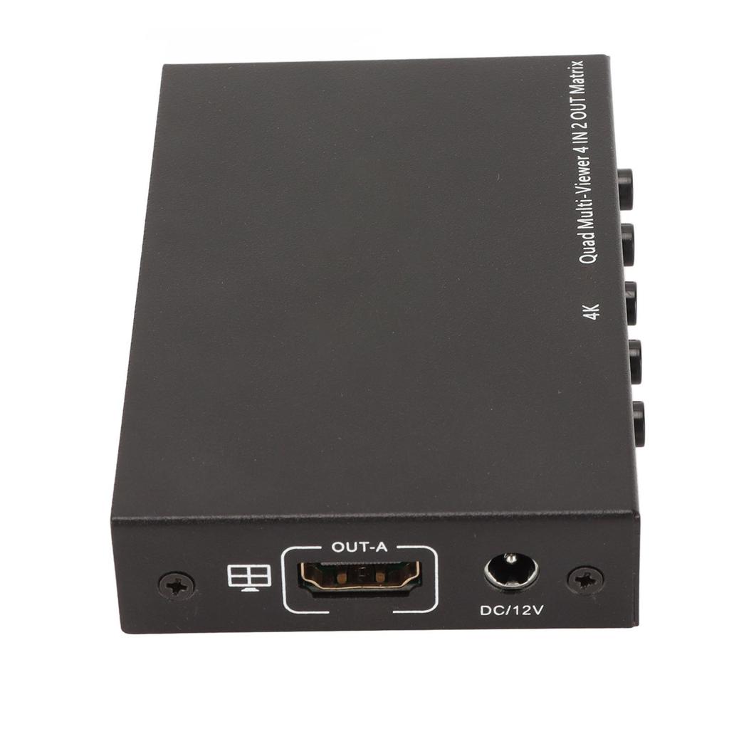 HD Multimedia Interface 4x2 Picture Splitter Multi Screen Seamless Splitting 4K At 30Hz 4x2