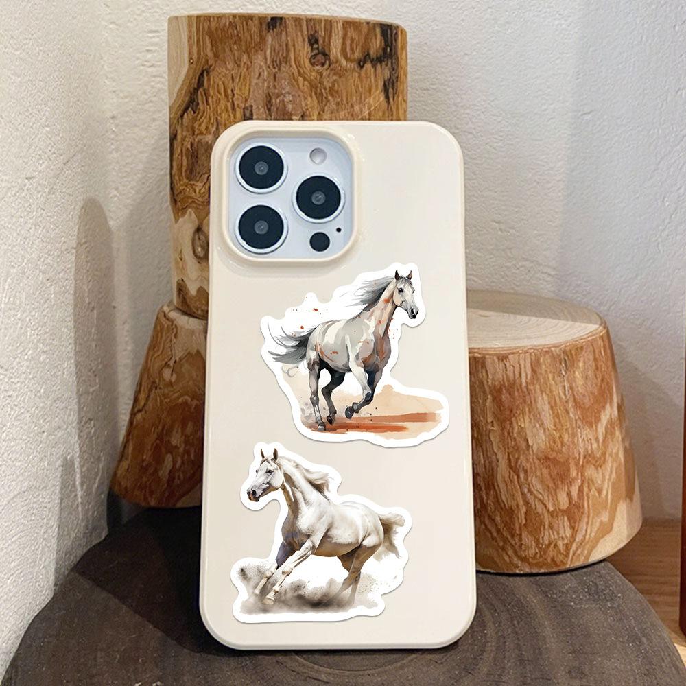 60PCS Horse Funny Animals Stickers DIY Kids Notebook Luggage Motorcycle Laptop Refrigerator Decals Graffiti Sticker