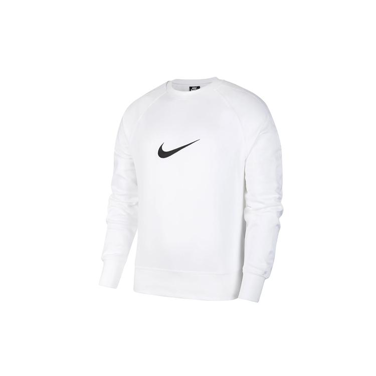 Nike Sweatshirts Men's White Crew Neck Moderate Regular DA0087-100
