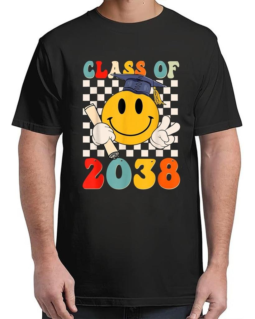 Class of 2038 Grow with Me First Day of School Vintage Adult S-4XL T-Shirt