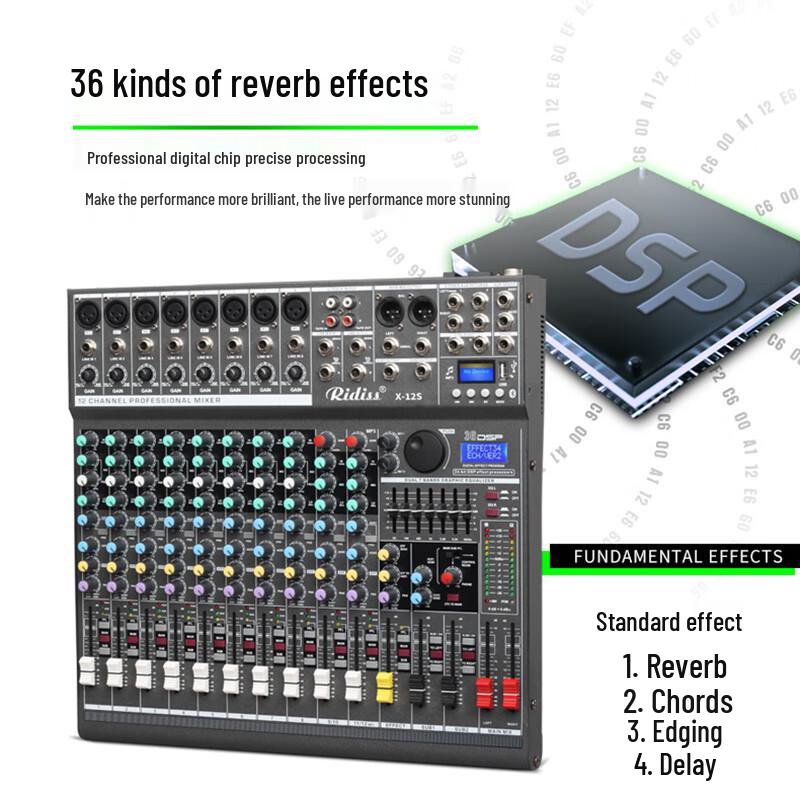 Ridiss Professional Audio Mixer