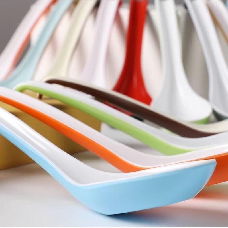 Jijun Tvåfärgad Melaminplast Soppsked