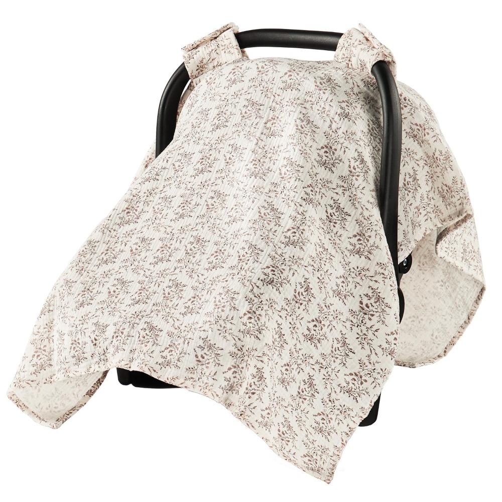 Sun Protector Stroller Cover Soft Breathable Sun Protector Cover Car Seat Canopy  For Boys Girls
