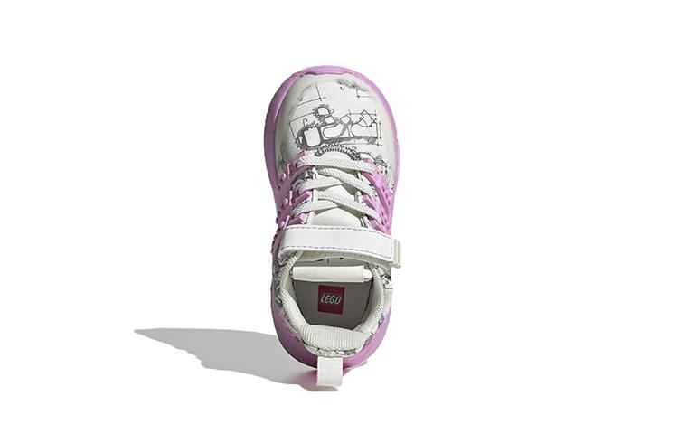 LEGO x Adidas Racer Tr K Stoff Rutschfest Abriebfest Niedrig geschnitten Kleinkinderschuhe Weiß Kleinkind und Kleinkind GW1873