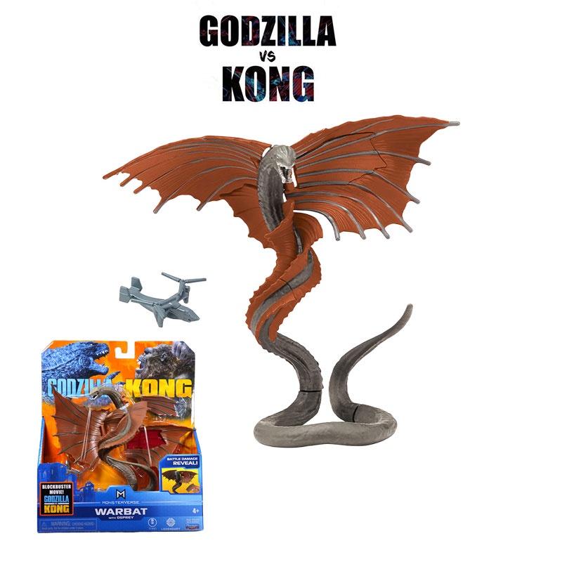 Godzilla Vs Kong Roaring Snake Action Figure Toy For Kids