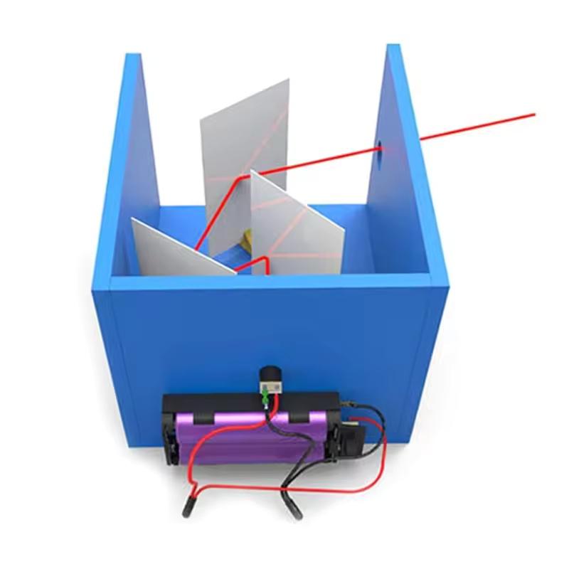 Light Reflex Experiment DIY Handmade Invention Toy Kids Science Educational Physics Experiments Chirstmas for Childre Xmas Gift