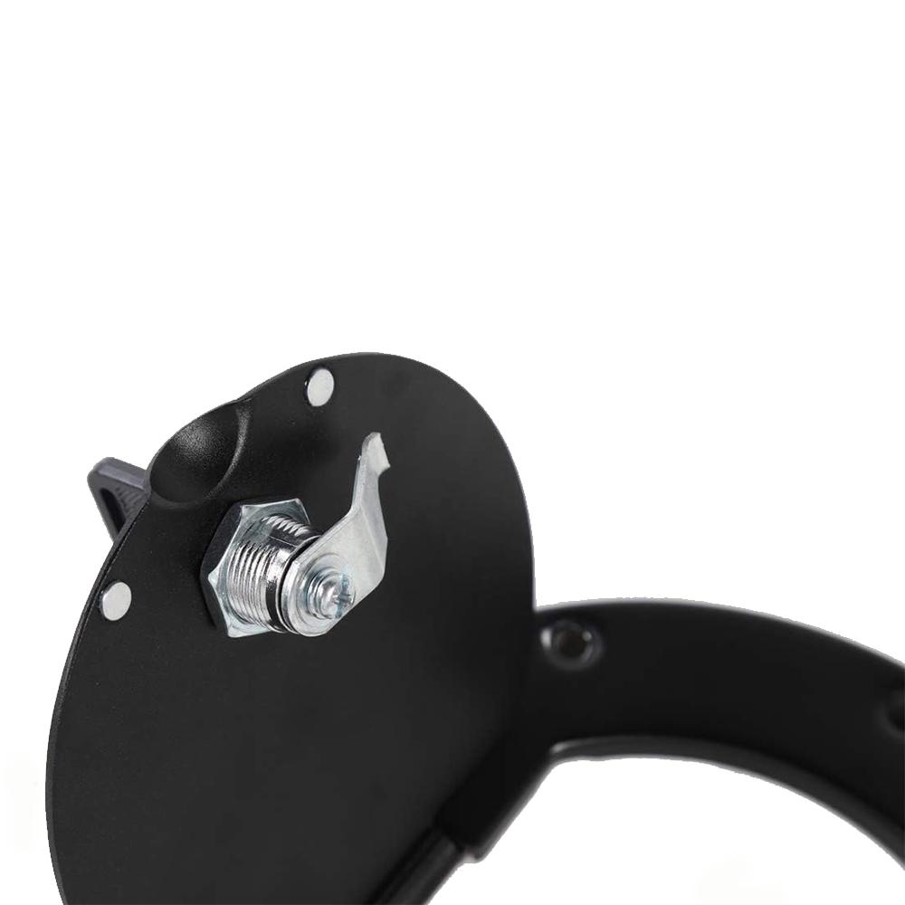 For Jeep Wrangler TJ 1997 - 2006 Rampage Locking Fuel Door Cover Billet Style Locking Fuel Gas Tank Cap Cover