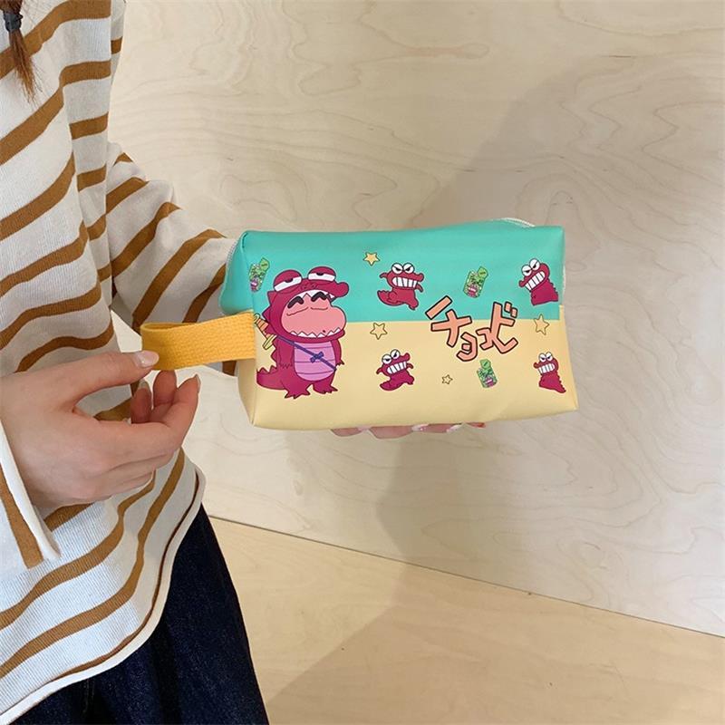 Cute Crayon Shin-Chan Handbag Makeup Bag Travel Portable Cosmetic Bag Toiletries Organizer Waterproof Large Capacity Storage Bag