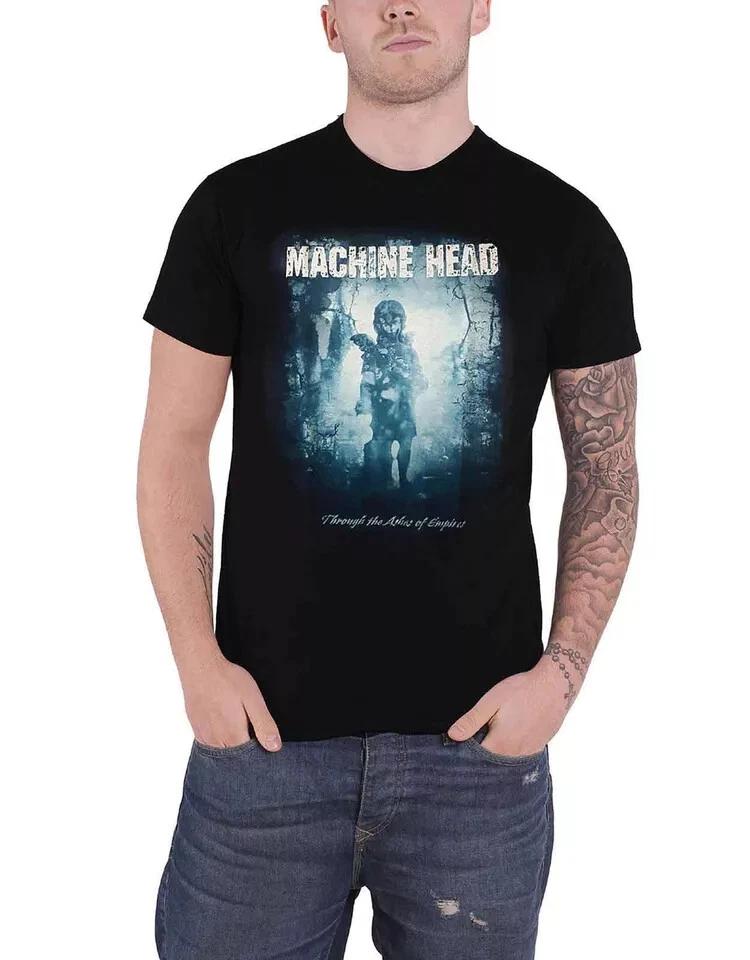 New Machine Head T Shirt Through the Ashes of Empires Band Logo Official Black 3XL
