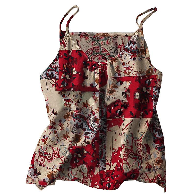 

Летняя майка на регулируемых бретелях для универсальной носки Extra Extra Extra Large красный