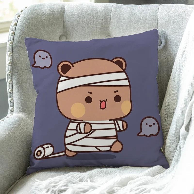 

Pillowcase Bubu Dudu 45x45cm Home Decor Cushion Cover Sofa Bed Car Cushion Cover Halloween Christmas 16x16Inch