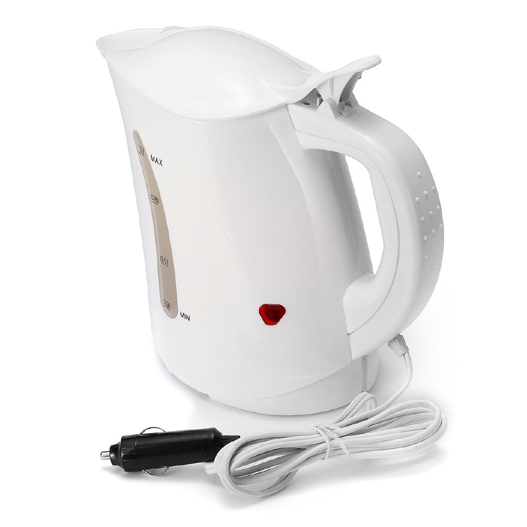 12V 1000ML Travel Auto for Tea Coffee Stainless Steel Large Capacity Vehicle Boat Car Hot Kettle Portable Water Heater