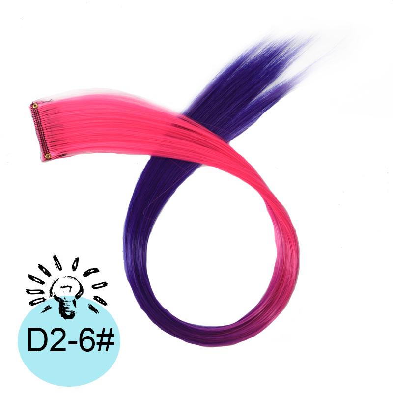 

Одна карта градиент висячие ушки краска трехцветный накладной парик BB клипса цветной парик женский синтетический парик для использования на музыкальном фестивале Хэллоуин вечеринка