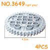 MOC Parts Gear Bulk Block Bricks 3649 3648 3647 10928 32498 32269 32270 32198 6589 4019 94925 3650 46372 Technical Brick Playset