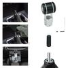 Lunsom T-Shape Shift Knob Metal Gear Shift Knob Push for Automatic and Manual Car (Black)