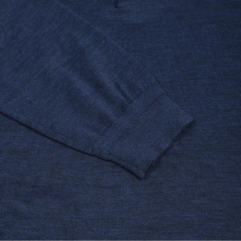 Daks Viscose Blend Plain Collar Knit Dmp1swtl102n1