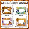 CT488-492 Halloween Magnetic Picture Frame - Holiday Photo Display Decor with PVC Fridge Magnet for Spooky Party Celebration