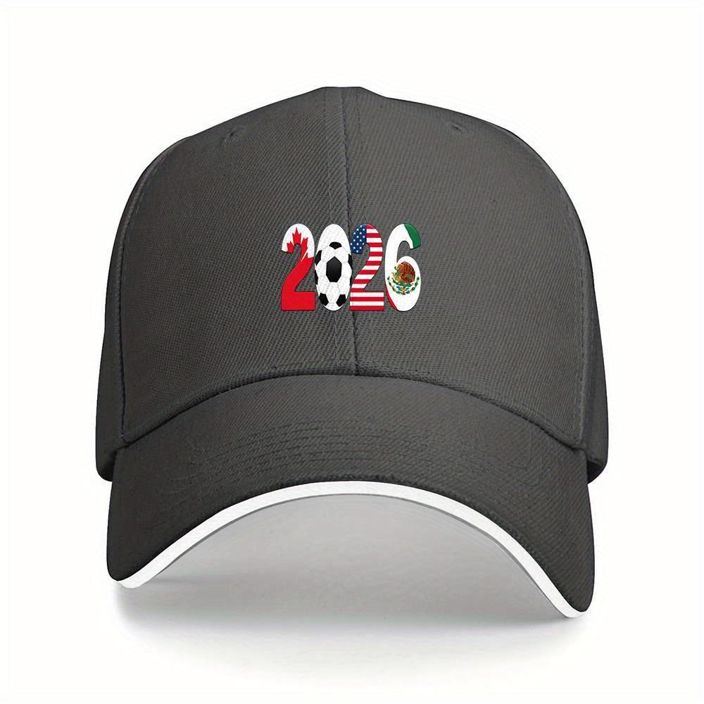 2026 Flag of Canada USA Mexico Baseball Cap Adjustable Sports Hat for Men Women