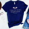 I Kept The Inside Thoughts Inside Tshirt Quest Squad Shirt Fourth Wing Tshirt Book Lover Tee Unisex Bookish Short Sleeves Tops