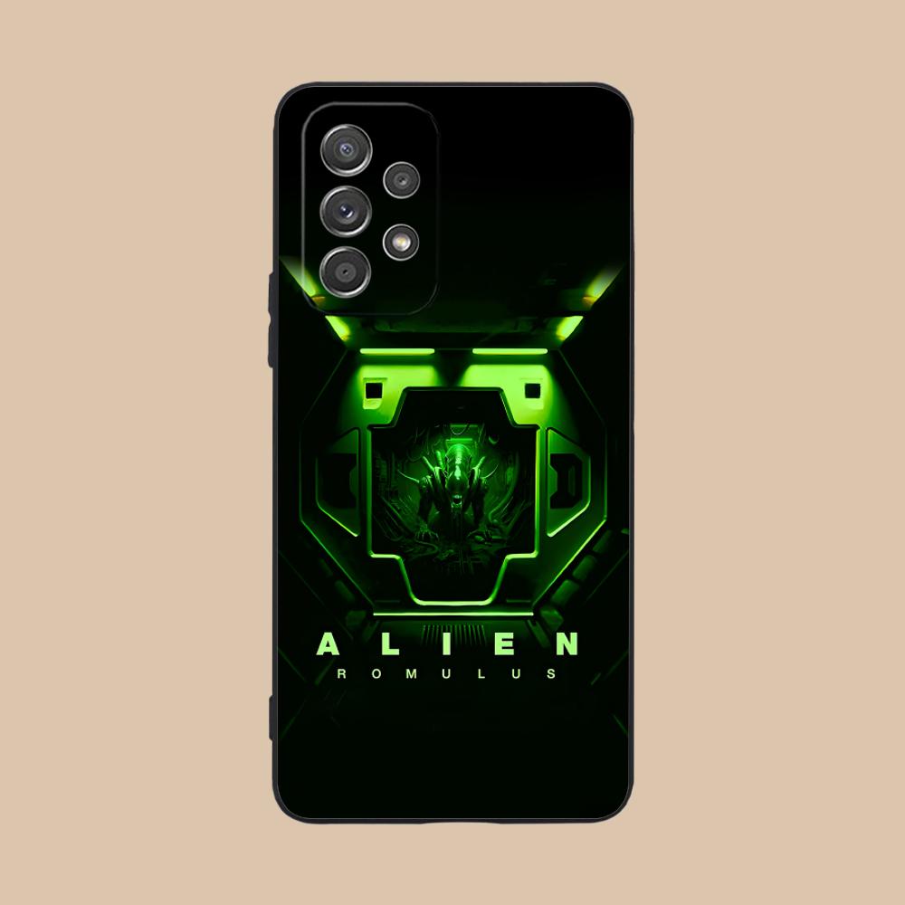 Alien Romulus Mobile Cell Phone Case for Samsung Galaxy M55 54 42 35 34 33 32 23 22 15 14 13 12 F55 5G Colorful Cover Luxury